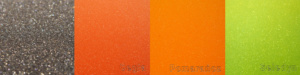Zdjęcie kolorów pianek poliuretanowych z naszej oferty.